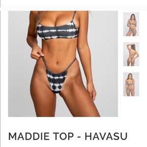 Skatie tie dye bikini top!